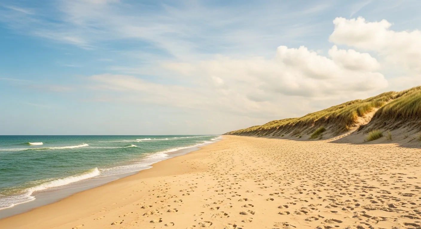 Zomers strand in de Noordkop